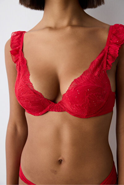 Penti Freya Push Up Kırmızı Sütyen