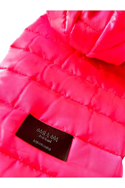 DOGİ&DOG Küçük Irk Neon Pink Anorak Puf Köpek Montu (01-10kg Arası)