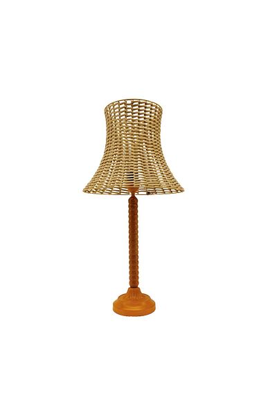 Bahar Aydınlatma Brown Wooden Bowl Lampshade