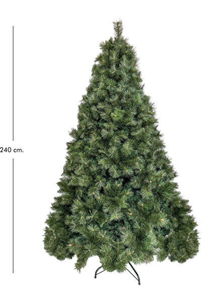 Herdekora Yılbaşı Çam Ağacı Denver 1728 Dal Yeşil 240 Cm.