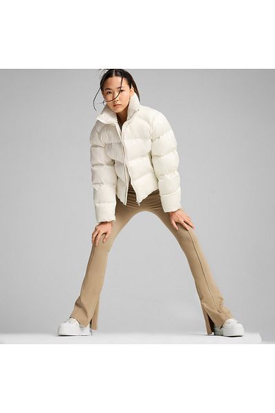 Puma Shiny Puffer Women's Cream Coat