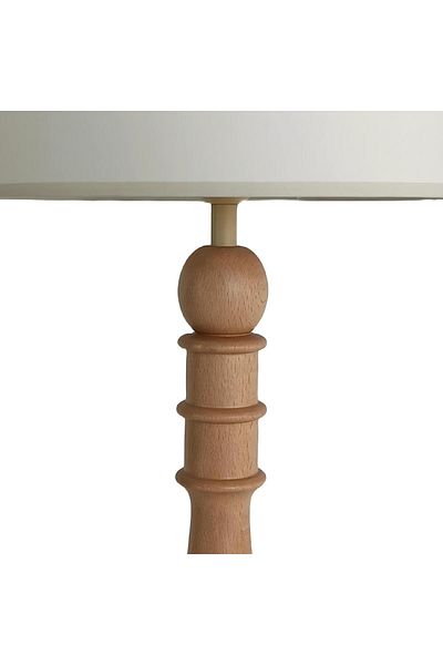 Bahar Aydınlatma Kyle Light Blue - Brown Wooden Lampshade