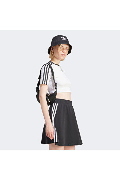 adidas Γυναικείο λευκό μπλουζάκι 3-Stripes Baby