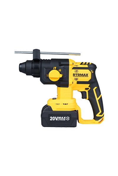 Rtrmax Akülü Pnömatik Kırıcı-delici Kömürsüz 1.8j 20mm 2x4 Ah Akü S-lıon Rts5040