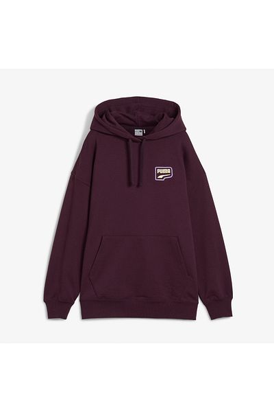 Puma Purple Oversized Downtown Women's Hoodie
