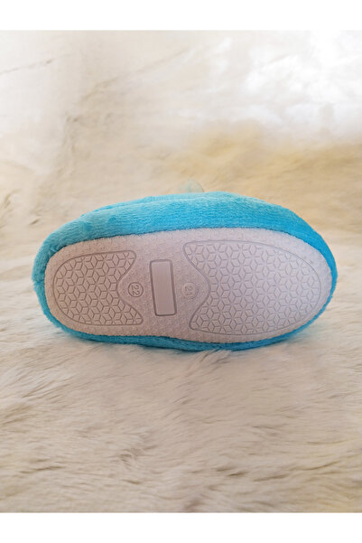 Efsun Köpek Figürlü Peluşlu Kaymaz Yumuşak Esnek Tabanlı Günlük Anaokulu Kışlık Erkek & Kız Çocuk Panduf