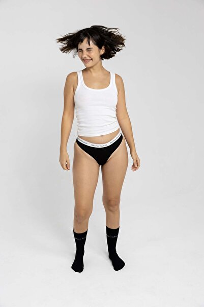 bacchus Couture Yumuşak Ve Nefes Alabilir Pamuklu Kadın String Tanga Basic - Rahat Iç Giyim