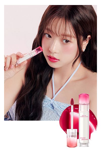 CLIO Clio Crystal Glam Tint - Adhesiveness, Non-Giving, Intense Shine (05 Fresh Cherry)