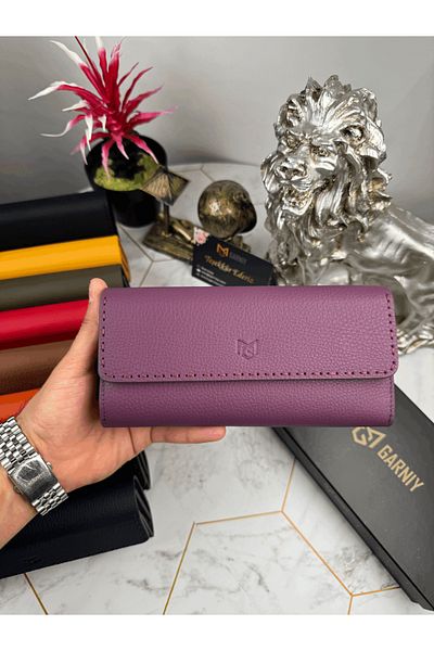 Garniy Genuine Leather Wallet with Phone Compartment 38714