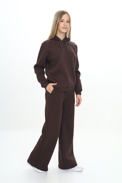 Toontoy Girl's Raglan Sleeve Hooded Tracksuit Set