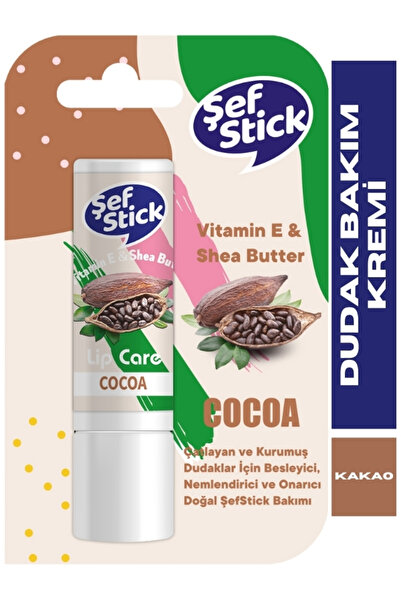 Şefstick Kakao Dudak Bakım Kremi