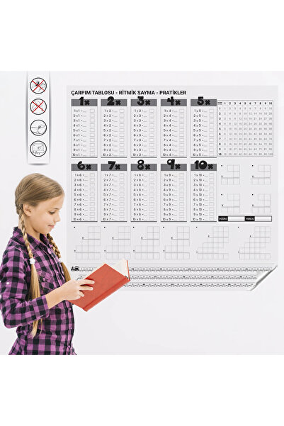 Cengo Statik Kağıt Çarpım Tablosu