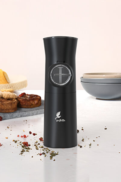 valletta Gangnam Pilli Yerçekimli Tuz Karabiber Değirmeni Otomatik Baharat Öğ...