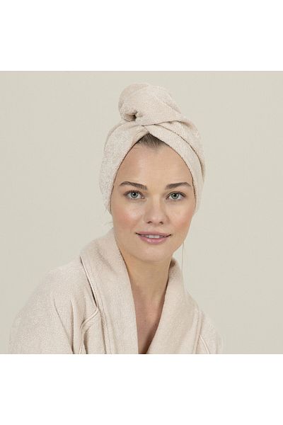 Chakra Solid Hair Bonnet Beige