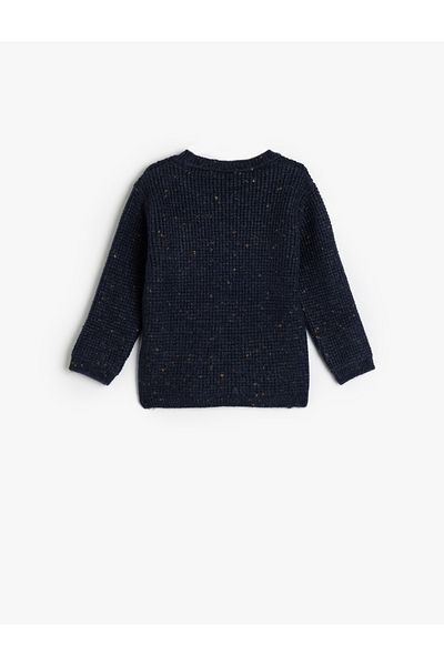 Koton Basic Knitwear Sweater Long Sleeve Round Neck