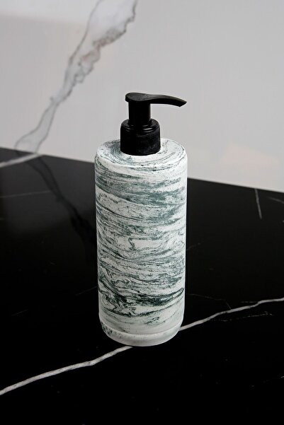 betonmall Σετ μπάνιου από σκυρόδεμα 8 τεμαχίων - Δοχείο υγρού σαπουνιού, θήκη οδοντόβουρτσας, θήκη κεριών Θυμιατήρι, θήκη παρουσίασης, βαμβακερό κουτί