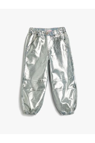 Koton Glänzende, glänzende Fallschirmhose