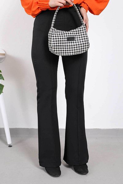 İmajButik Pantaloni negri evazați