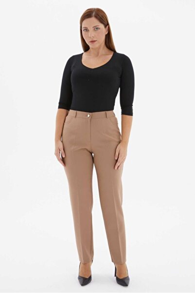 Selen Giyim Büyük Beden Spor Cep Boru Paça Pantolon