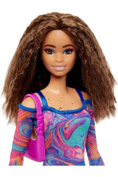 Barbie Fashionistas Doll #206 with Crimped Hair and Freckles