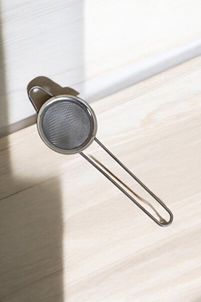 Dore Voir Çelik Çay Ve Pudra Süzgeci/ Paslanma Ve Kararma Yapmaz- Boy 17,4 Cm