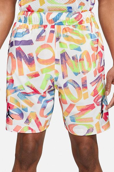 Nike Ανδρικό σορτς Jordan Zion Dri-fit Performance Aop Woven Λευκό