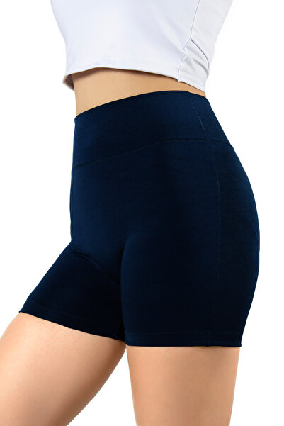 VEAVEN Lacivert Mini Tayt Şort Etek Altı & Voleybol & Havuz Ve Deniz Şortu & Günlük