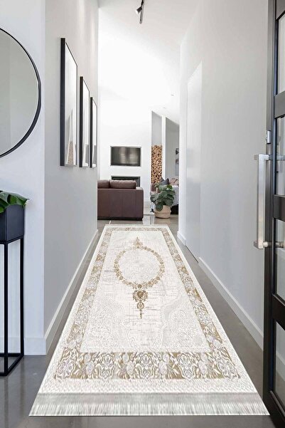 MOTTO HALI Otantik Eko Punto Yolluk Kaymaz Tabanlı Yıkanabilir Antibakteriyel...