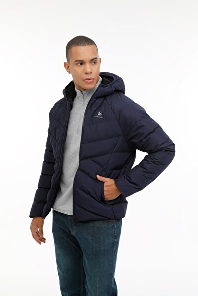 lumberjack M-adalbert Colorblock Coat Чоловічий пальто з прямим коміром