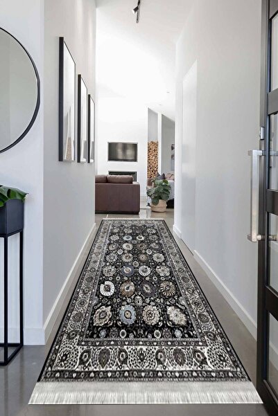 MOTTO HALI Yolluk Kaymaz Tabanlı Yıkanabilir Antibakteriyel Dijital Baskı Halı Yolluk