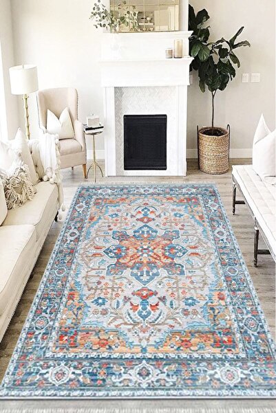 MOTTO HALI Otantik Eko Punto Kaymaz Tabanlı Yıkanabilir Antibakteriyel Dijita...