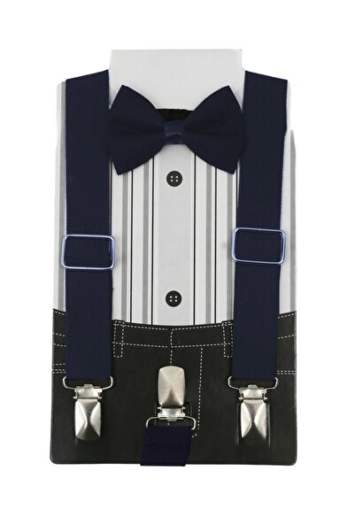 SIRRI Set cu bretele și papion pentru băieți