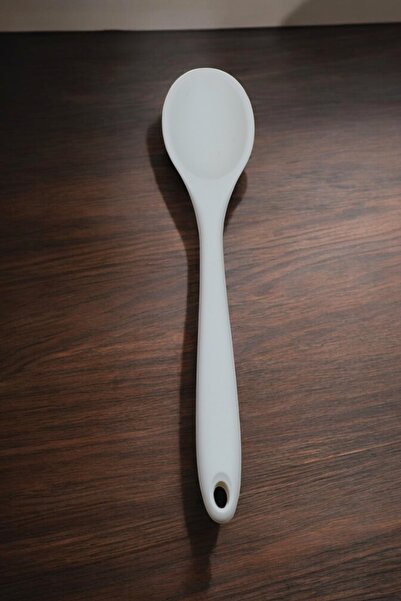 Dore Voir 27.5 CM Cream Colored Silicone Spoon - Baking and Serving Features, Special Series