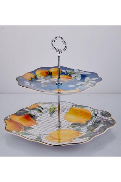 LAMEDORE Lemons Series 2-Tier Cookie Holder 20-26 cm 1Jyc-310