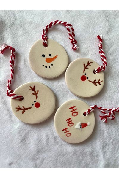 Nouis Handmade Ceramic Christmas Tree Ornament / Wall Ornament (Suitable for Large Trees.)