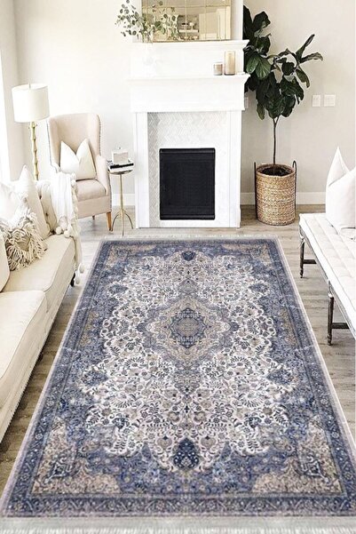 MOTTO HALI Otantik Punto Kaymaz Tabanlı Yıkanabilir Antibakteriyel Dijital Ba...