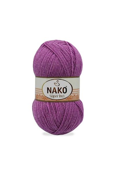 NAKO 23315 Melange Acacia - Ροζ Super Pearl Wool Πλεκτό Χειροποίητο Σχοινί