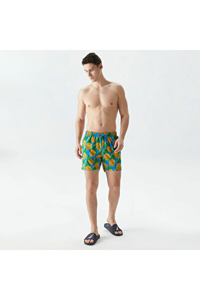 Nautica Erkek Mavi Standart Fit Deniz Şortu