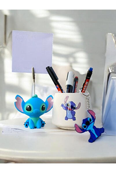 Perazayn Stitch Sevimli Koala Fotoğraf Not Tutacağı-Kalemlik-Anahtarlık Seti ...