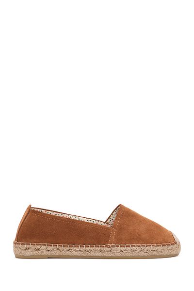 Derimod Tan Suede Women's Espadrille - 24sfd205210