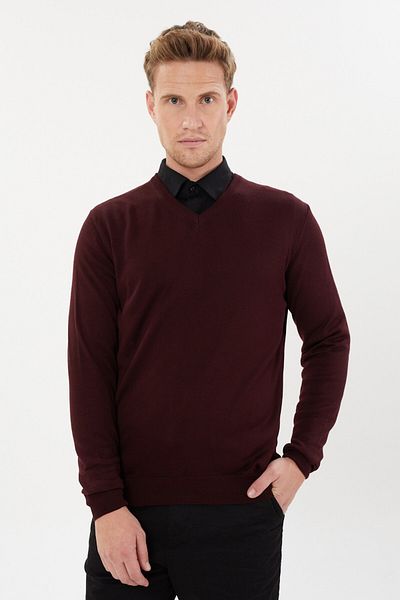 Tony Montana Πλεκτό πουλόβερ Tony Classics V Neck - T-1002