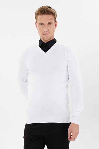 Tony Montana Πλεκτό πουλόβερ Tony Classics V Neck - T-1002