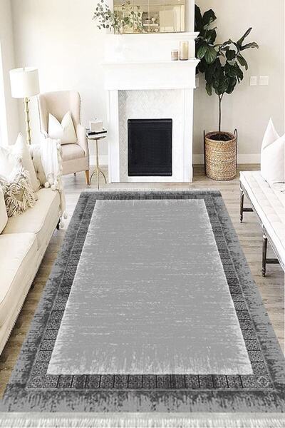 MOTTO HALI Doku Verona Kaymaz Deri Tabanlı Yıkanabilir Antibakteriyel Dijital...