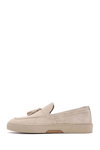 Derimod Fly Beige Suede Leather Men's Loafer - Casual 24sfd 632110