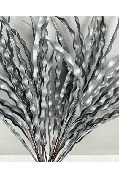 PEKİBU YAPAY UZUN BURGU ÇİÇEK GÜMÜŞ