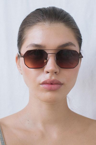 Bilge Karga Viva Bronze Brown Gradient Sunglasses