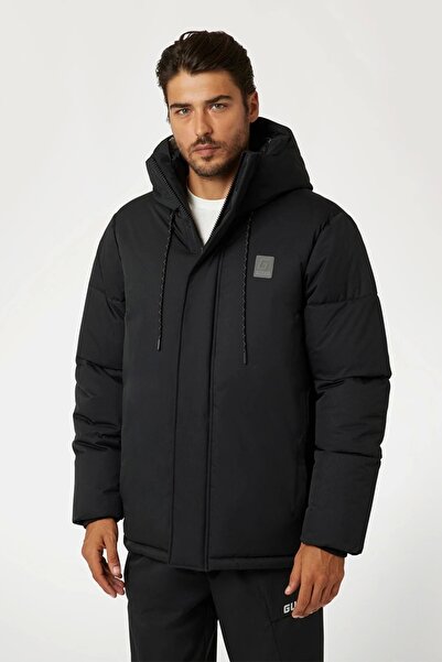 Guess FAWARIS PADDED JACKE Erkek SİYAH Mont Z4BL05WGFP0-H97B
