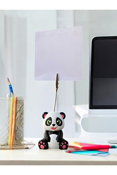 Perazayn Sevimli Mutlu Panda Fotoğraf Not Tutacağı Hediyelik Not Tutucu