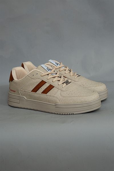Tomsking Unisex Beige Tan καθημερινά άνετα αθλητικά παπούτσια