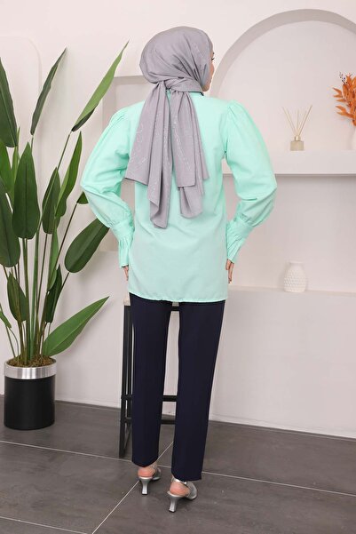 İmajButik Бронзовий сорочка з пілізею та терикоту